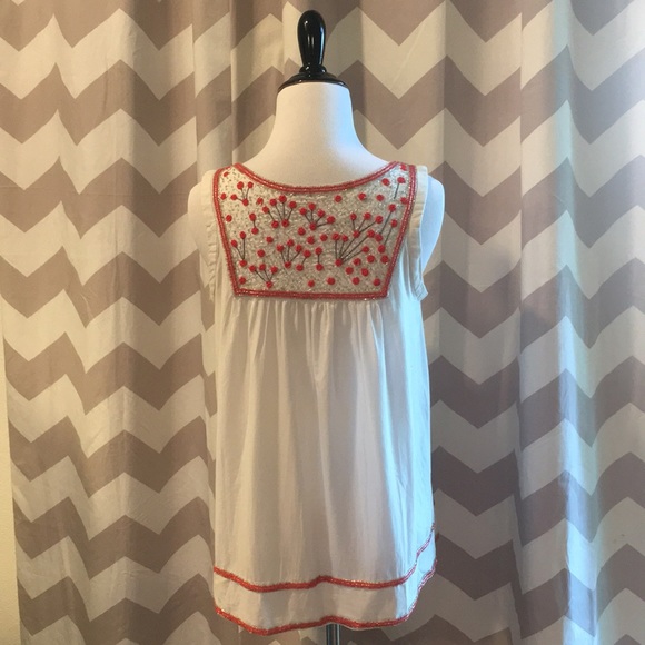 French Connection Beaded Sleeveless Top - Picture 4 of 7